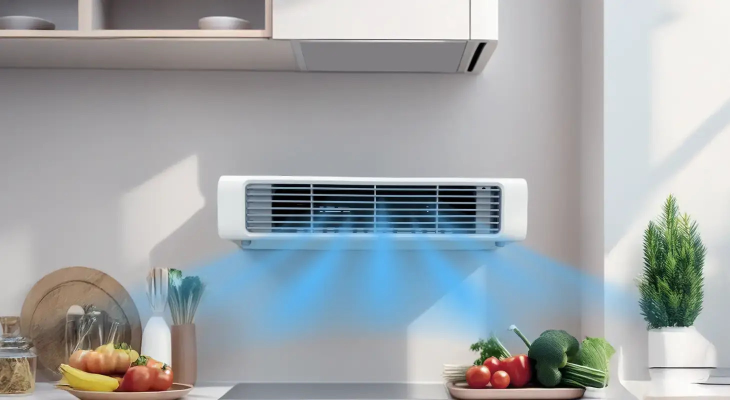 product aan de muur